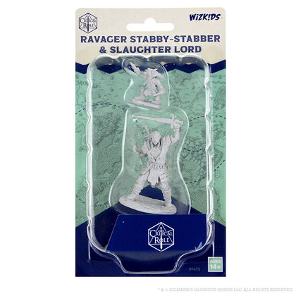 Critical Role Unpainted Miniatures: Ravager Stabby-Stabber & Slaughter Lord - 1