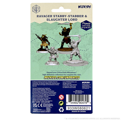 Critical Role Unpainted Miniatures: Ravager Stabby-Stabber & Slaughter Lord - 2