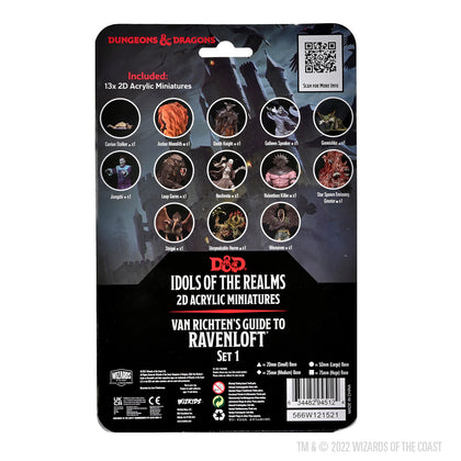 D&D Idols of the Realms: Van Richten's Guide to Ravenloft - 2D Set 1 - 2