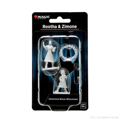 Magic: The Gathering Unpainted Miniatures: Rootha & Zimone - 1