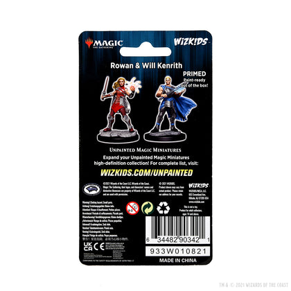 Magic: The Gathering Unpainted Miniatures: Rowan Kenrith & Will Kenrith - 2