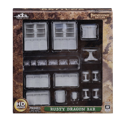 Pathfinder Battles Deep Cuts Unpainted Miniatures: Rusty Dragon Bar - 1