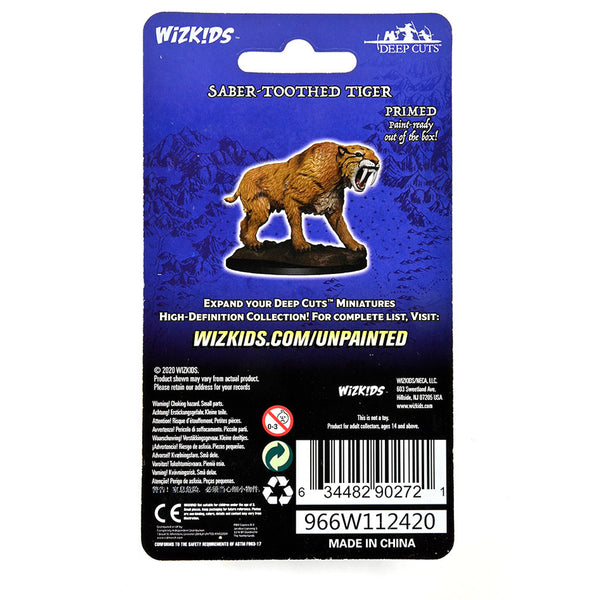 WizKids Deep Cuts: Saber-Toothed Tiger