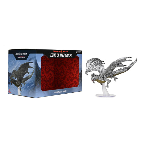 D&D Icons of the Realms: Adult Silver Dragon – WizKids