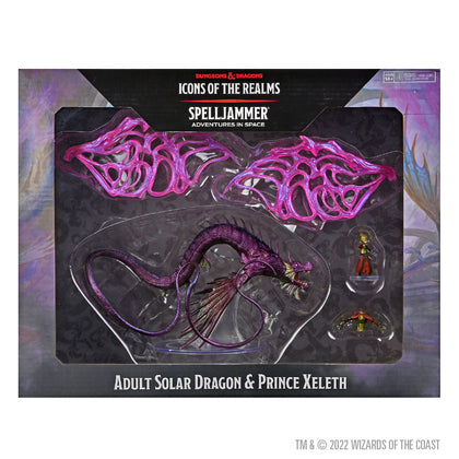 D&D Icons of the Realms: Spelljammer: Adventures in Space - Adult Solar Dragon & Prince Xeleth - 2