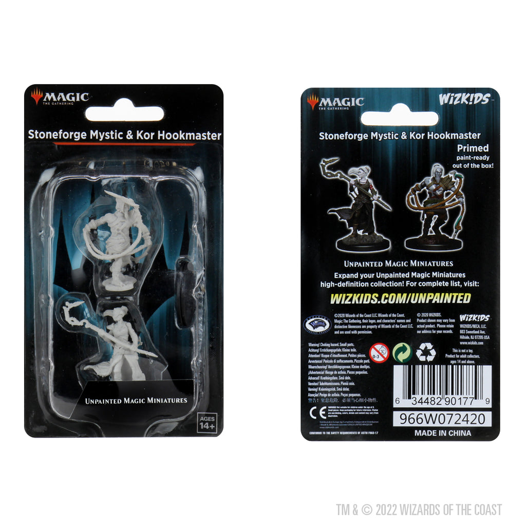 Magic: the Gathering Unpainted Miniatures - Stoneforge Mystic & Kor Hookmaster