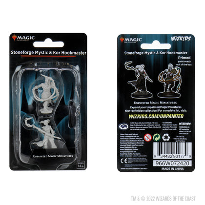 Magic: the Gathering Unpainted Miniatures - Stoneforge Mystic & Kor Hookmaster - 1