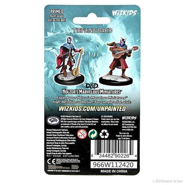 NECA - D&D Premium Miniatures Figur Brujo Tiefling, Mehrfarbig (Wizkids 73819