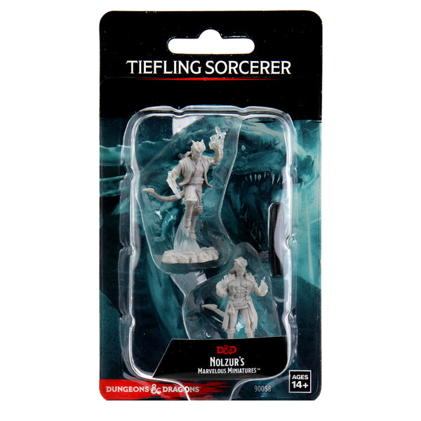 D&D Nolzur's Marvelous Miniatures - Male Tiefling Sorcerer – WizKids