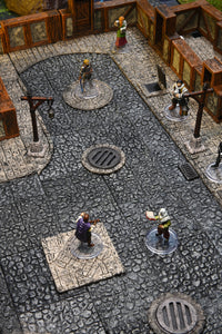 WarLock Tiles: Base Set – Town & Village Town Square