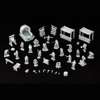 WizKids Deep Cuts: Townspeople & Accessories Unpainted Miniatures