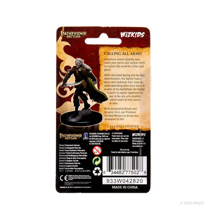 Pathfinder Battles: Premium Painted Figure - Elf Fighter Male - 2