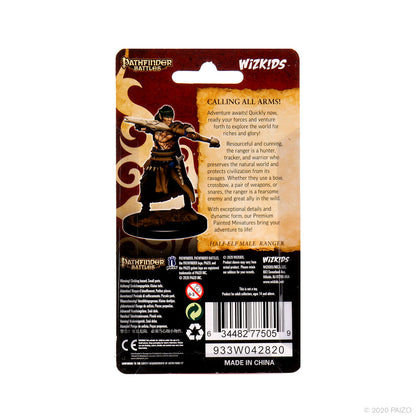 Pathfinder Battles: Premium Painted Figure - Half-Elf Ranger Male - 2
