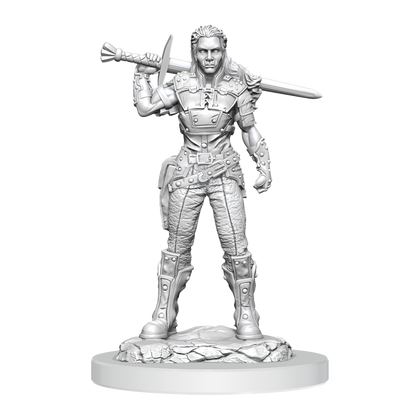 D&D Nolzur's Marvelous Miniatures: Orc Fighter Female - 1