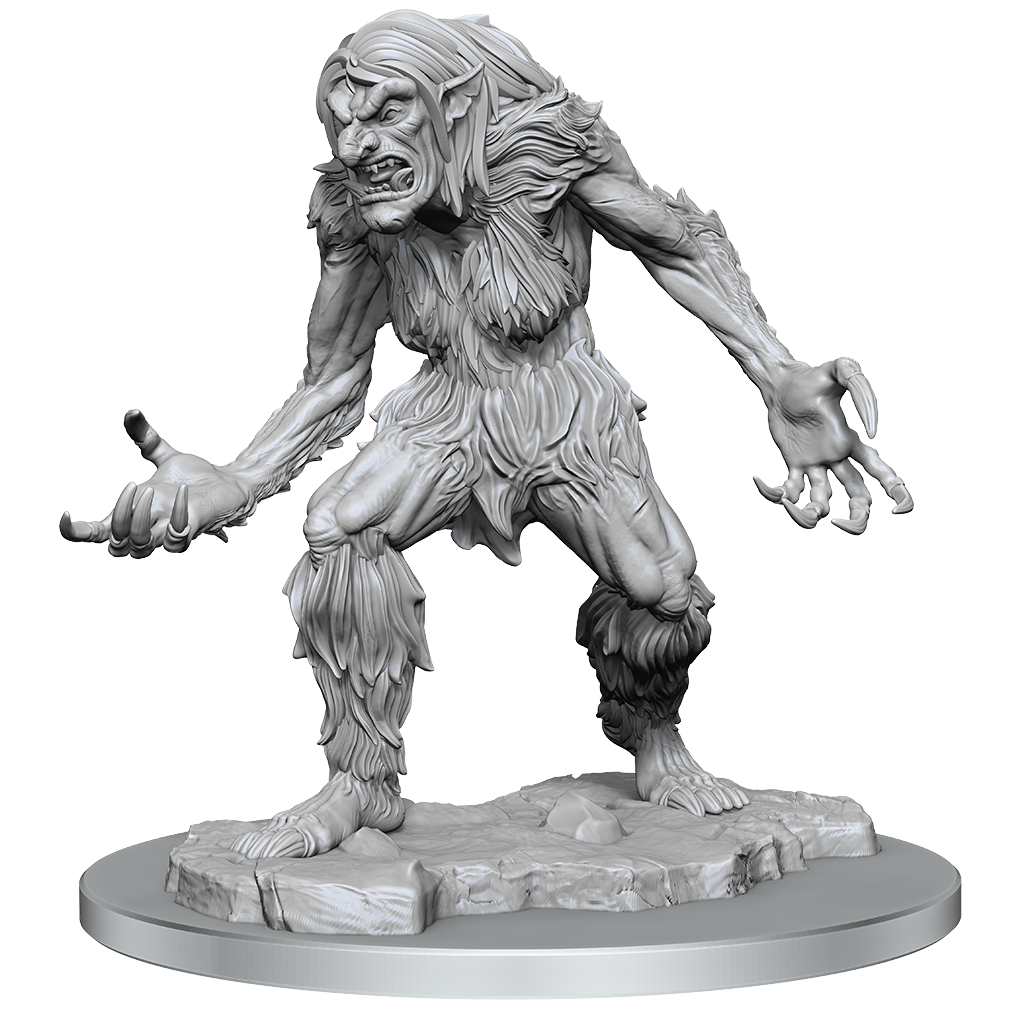 (DING & DENT) Dungeons & Dragons Nolzur's Marvelous Miniatures: Paint Night Kit #8 - Ice Troll