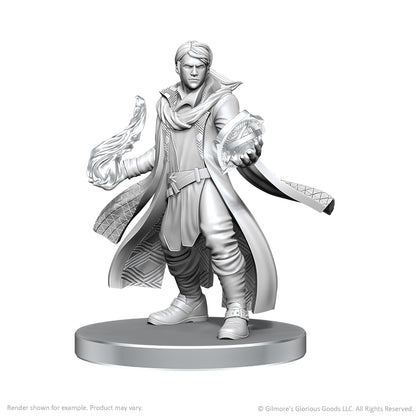 PRE-ORDER - Critical Role Unpainted Miniatures: Beauregard Lionett & Caleb Widogast - 2