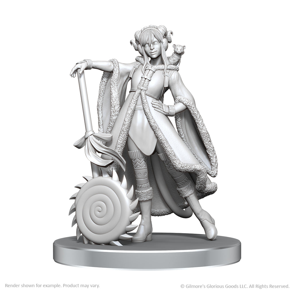 PRE-ORDER - Critical Role Unpainted Miniatures: Jester Lavorre & Fjord Stone
