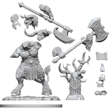 D&D Frameworks: Minotaur - Unpainted and Unassembled - 1