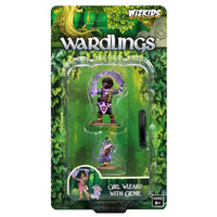 WizKids Wardlings Painted Miniatures: Girl Wizard & Genie