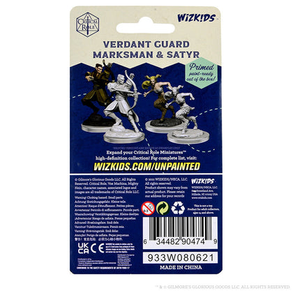 Critical Role Unpainted Miniatures: Verdant Guard Marksman & Satyr - 2