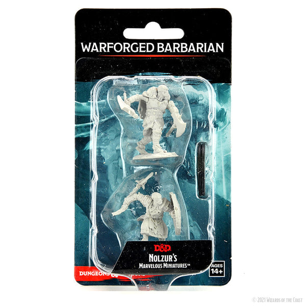 D&D Nolzur's Marvelous Miniatures: Warforged Monk (2 Minis) - Unpainted & Primed Tabletop RPG Miniature For Dungeons & Dragons - View #2