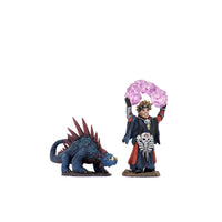 WizKids Wardlings Painted RPG Figures: Boy Warlock & Lizard