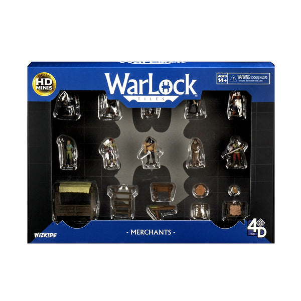 WizKids Warlock Dungeon Tiles: Aderezos Para Mazmorras – Set De Decoración Modular Con Paredes Reversibles, Ideal Para Juegos De Rol Y D&D