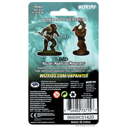 D&D Nolzur's Marvelous Miniatures - Wereboar & Werebear - 2
