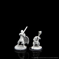 Critical Role Unpainted Miniatures: Westruun Militia Swordsman & Kraghammer Axeman