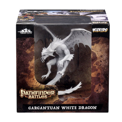 Pathfinder Battles Deep Cuts - Gargantuan White Dragon - 1