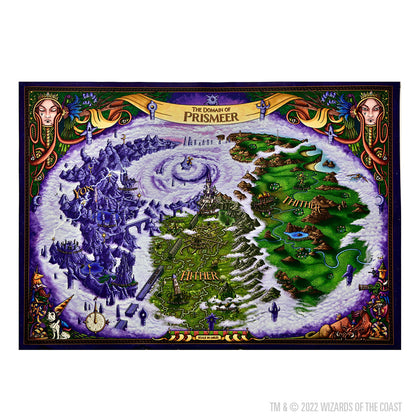 D&D Icons of the Realms: The Domain of Prismeer and The Witchlight Carnival Wall Map - 1