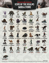 D&D Icons of the Realms: Sand & Stone - 8 ct. Booster Brick