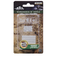 WizKids Deep Cuts  Unpainted Miniatures: Workbench & Tools