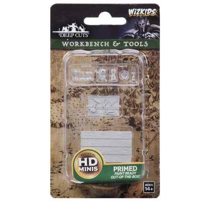 WizKids Deep Cuts  Unpainted Miniatures: Workbench & Tools - 1