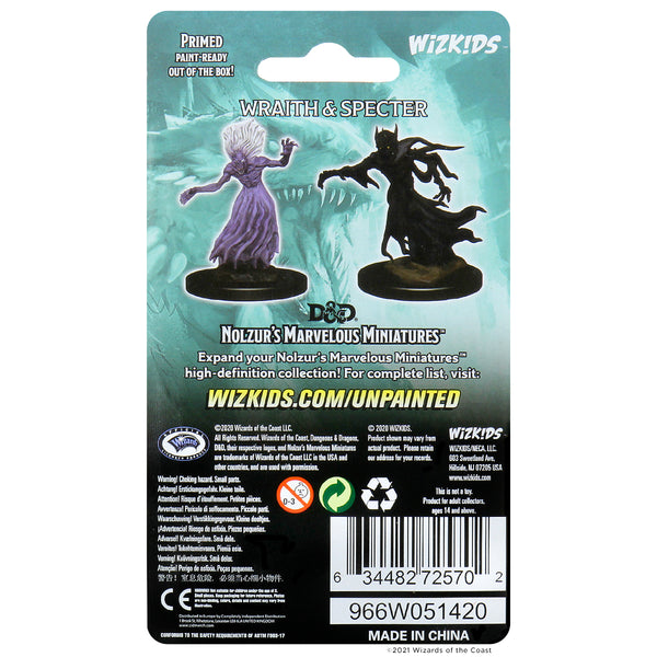 D&D Nolzur's Marvelous Miniatures: Wraith & Specter – WizKids
