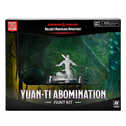 (DING & DENT) Dungeons & Dragons Nolzur's Marvelous Miniatures: Paint Kit- Yuan-ti Abomination - 1