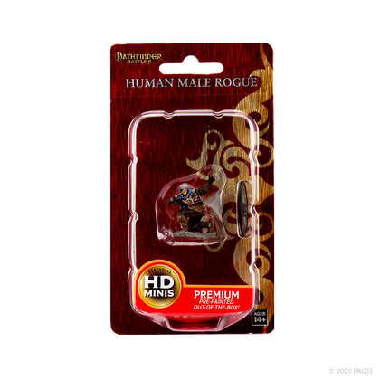 Pathfinder Battles: Premium Painted Figure - Human Rogue Male - 1