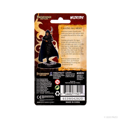 Pathfinder Battles: Premium Painted Figure - Human Rogue Female - 2