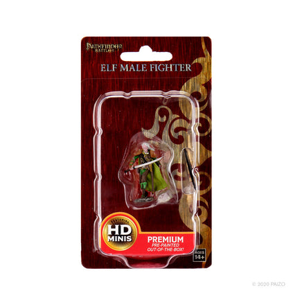 Pathfinder Battles: Premium Painted Figure - Elf Fighter Male - 1