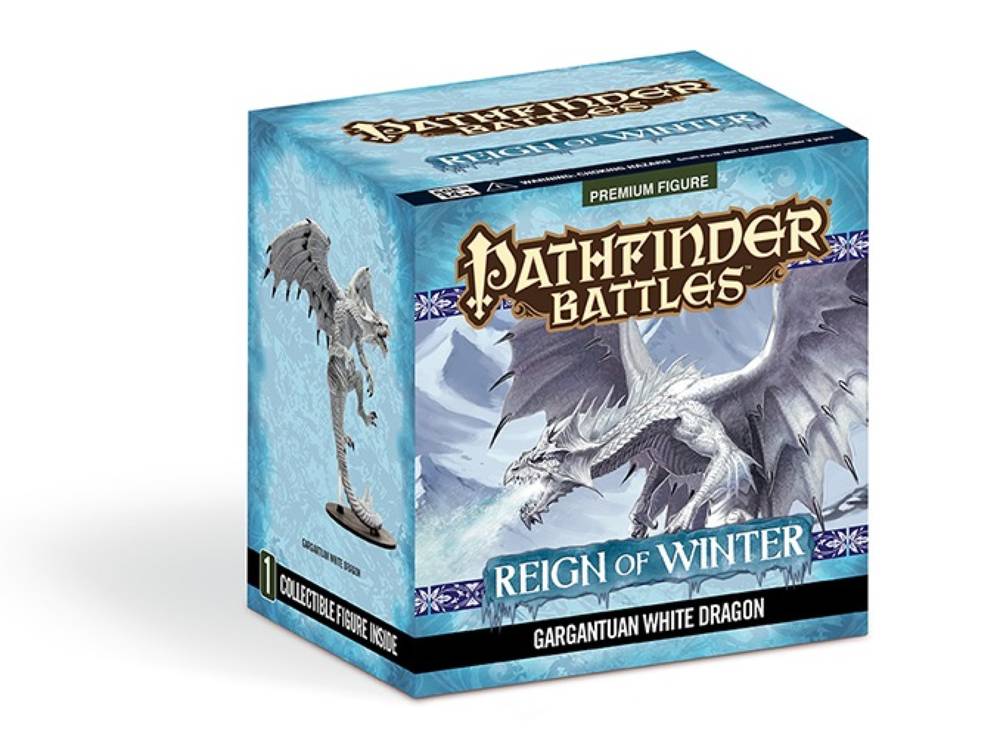 Pathfinder Battles: Reign of Winter - Gargantuan White Dragon