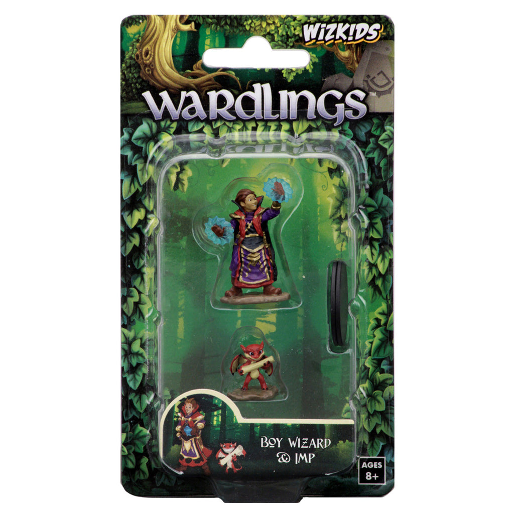 WizKids Wardlings RPG Figures: Boy Wizard & Imp