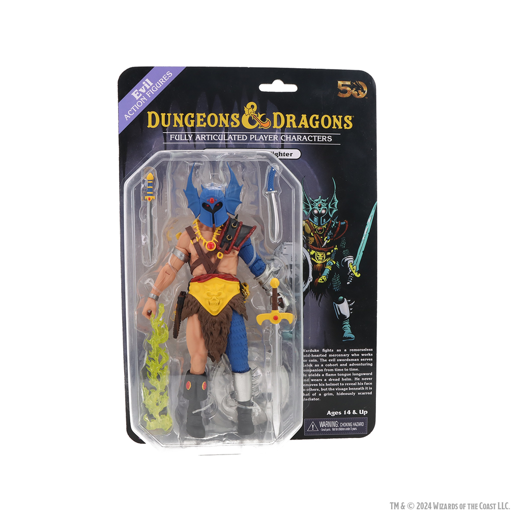 Dungeons & Dragons 7” Scale Action Figure – Limited 50th Anniversary Edition Warduke Figure