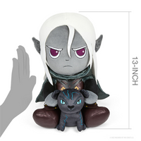 Dungeons & Dragons: Drizzt and Guenhwyvar 13" Plush by Kidrobot