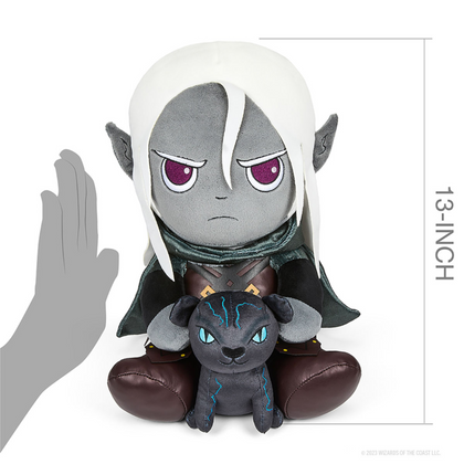 Dungeons & Dragons: Drizzt and Guenhwyvar 13" Plush by Kidrobot - 1
