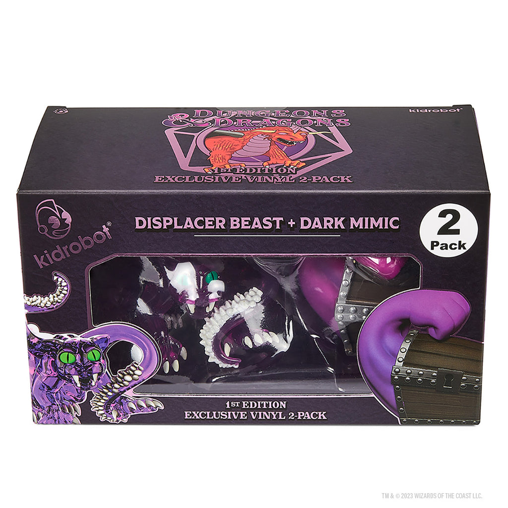 Dungeons & Dragons 3" Vinyl Figures - Displacer Beast and Dark Mimic 2-Pack