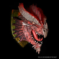 PRE-ORDER - D&D Replicas of the Realms: Ancient Red Dragon Trophy Plaque - Limited Edition 50th Anniversary