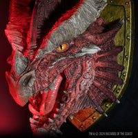 BACK-ORDER - D&D Replicas of the Realms: Ancient Red Dragon Trophy Plaque - Limited Edition 50th Anniversary