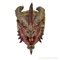 PRE-ORDER - D&D Replicas of the Realms: Ancient Red Dragon Trophy Plaque - Limited Edition 50th Anniversary