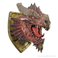 PRE-ORDER - D&D Replicas of the Realms: Ancient Red Dragon Trophy Plaque - Limited Edition 50th Anniversary