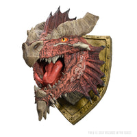 PRE-ORDER - D&D Replicas of the Realms: Ancient Red Dragon Trophy Plaque - Limited Edition 50th Anniversary